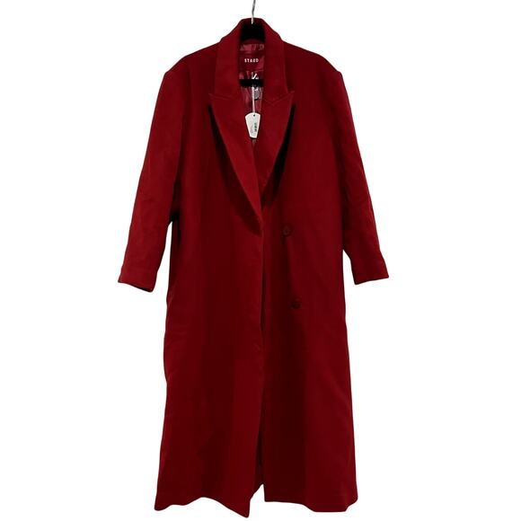 NWT NEW STAUD Serge Wool BlendCoat - Picture 6 of 11